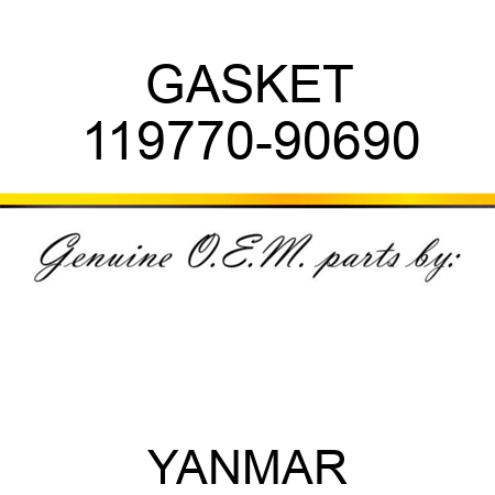 GASKET 119770-90690