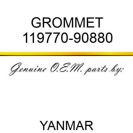 GROMMET 119770-90880