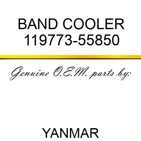 BAND, COOLER 119773-55850