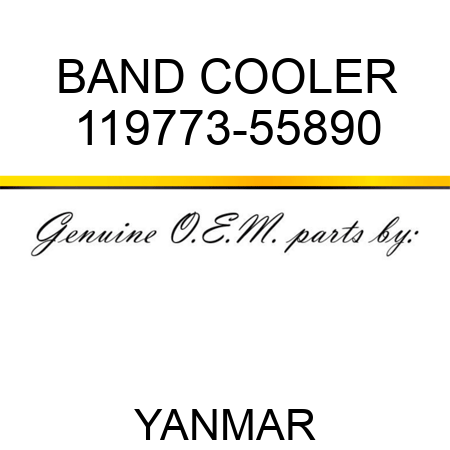 BAND, COOLER 119773-55890