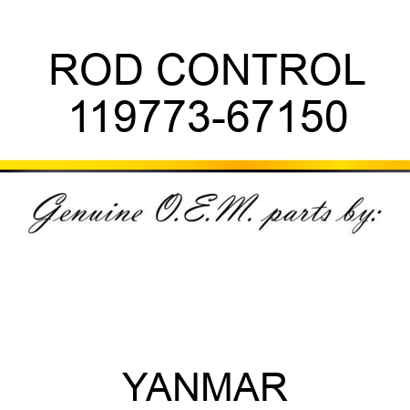 ROD, CONTROL 119773-67150