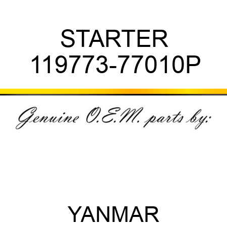 STARTER 119773-77010P