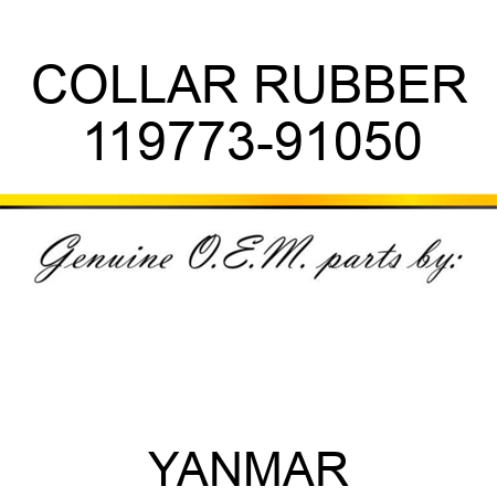 COLLAR, RUBBER 119773-91050