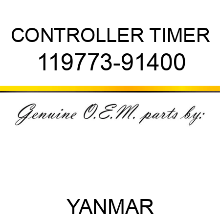 CONTROLLER, TIMER 119773-91400