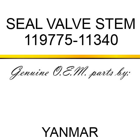 SEAL, VALVE STEM 119775-11340