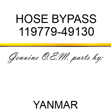HOSE, BYPASS 119779-49130