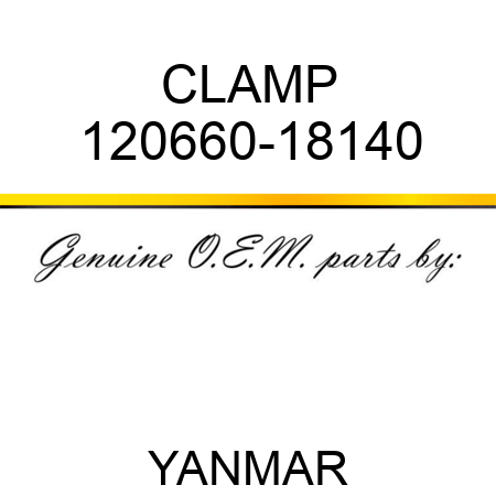 CLAMP 120660-18140