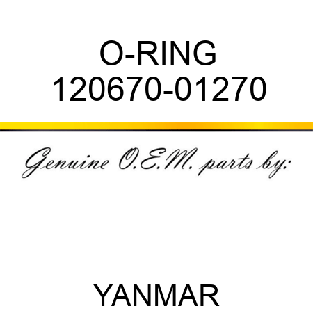 O-RING 120670-01270