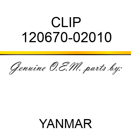 CLIP 120670-02010