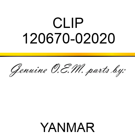 CLIP 120670-02020