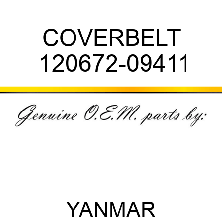 COVER,BELT 120672-09411