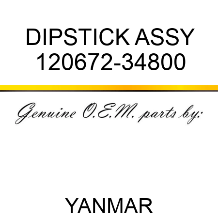 DIPSTICK ASSY 120672-34800