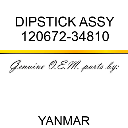 DIPSTICK ASSY 120672-34810