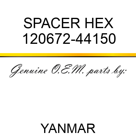 SPACER, HEX 120672-44150