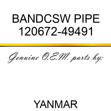 BAND,CSW PIPE 120672-49491