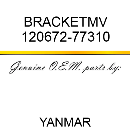BRACKET,MV 120672-77310