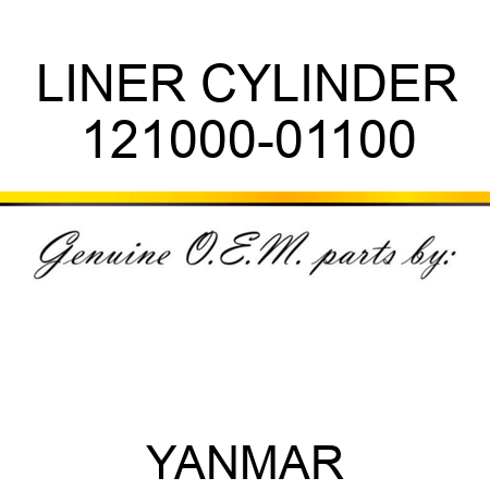 LINER, CYLINDER 121000-01100