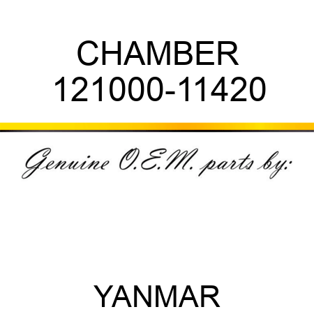 CHAMBER 121000-11420