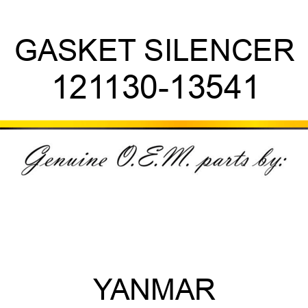 GASKET, SILENCER 121130-13541