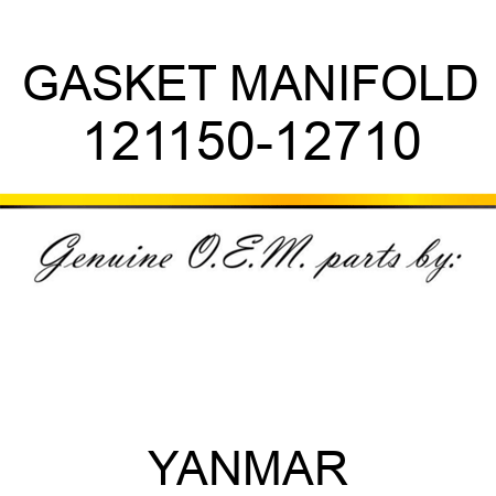 GASKET, MANIFOLD 121150-12710
