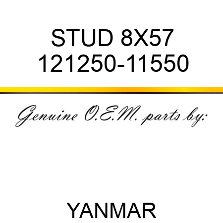 STUD, 8X57 121250-11550