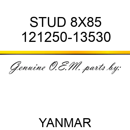 STUD, 8X85 121250-13530