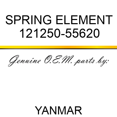 SPRING, ELEMENT 121250-55620