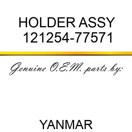 HOLDER ASSY 121254-77571
