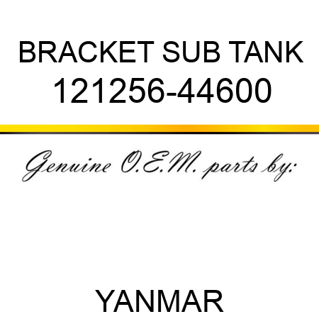 BRACKET, SUB TANK 121256-44600