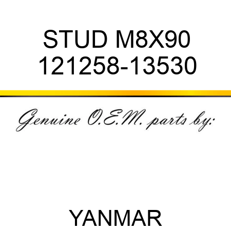 STUD, M8X90 121258-13530
