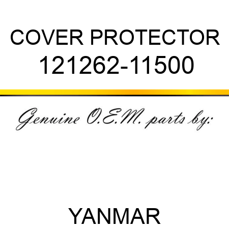 COVER, PROTECTOR 121262-11500