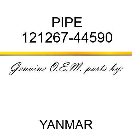 PIPE 121267-44590