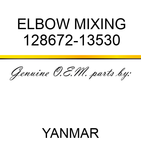 ELBOW, MIXING 128672-13530