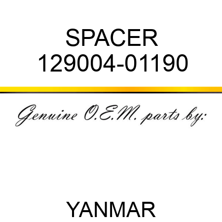 SPACER 129004-01190