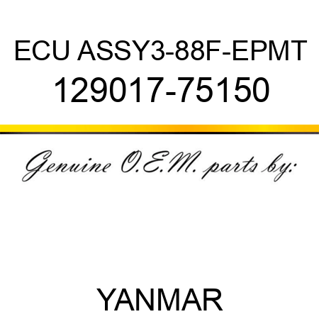 ECU ASSY,3-88F-EPMT 129017-75150
