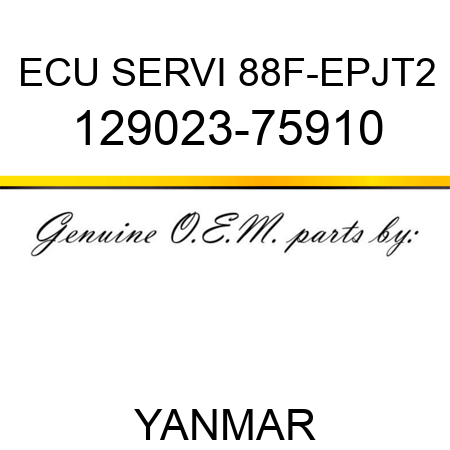 ECU, SERVI 88F-EPJT2 129023-75910