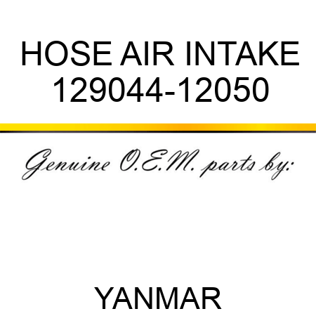 HOSE, AIR INTAKE 129044-12050