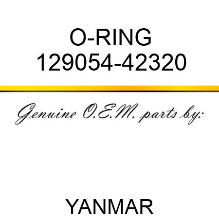 O-RING 129054-42320