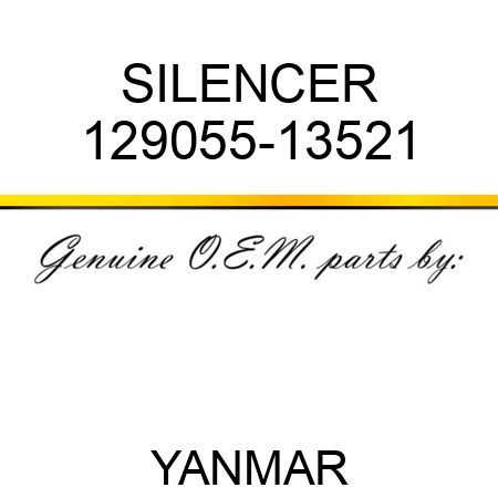 SILENCER 129055-13521