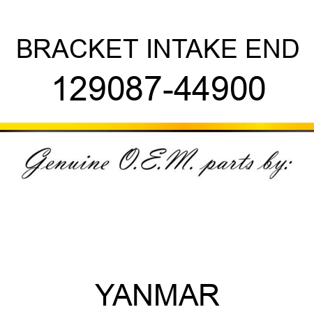 BRACKET INTAKE END 129087-44900
