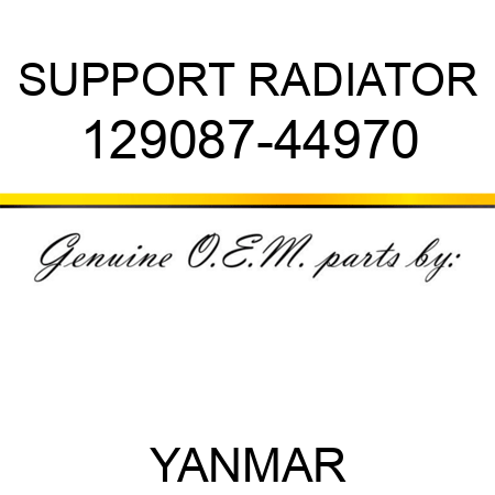 SUPPORT RADIATOR 129087-44970