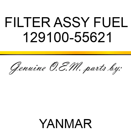 FILTER ASSY, FUEL 129100-55621