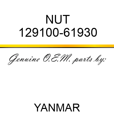 NUT 129100-61930