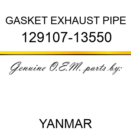 GASKET, EXHAUST PIPE 129107-13550
