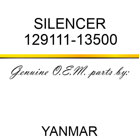 SILENCER 129111-13500