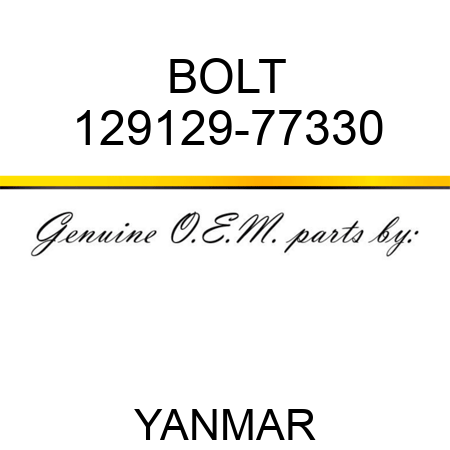 BOLT 129129-77330