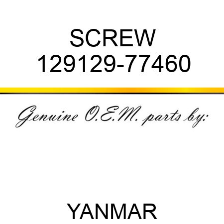 SCREW 129129-77460