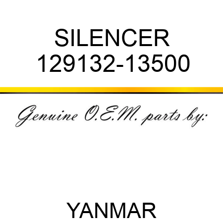 SILENCER 129132-13500