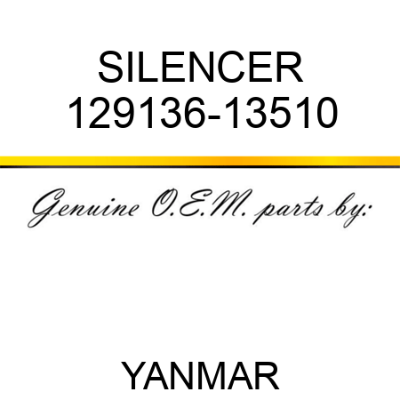 SILENCER 129136-13510