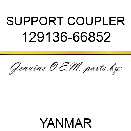 SUPPORT, COUPLER 129136-66852